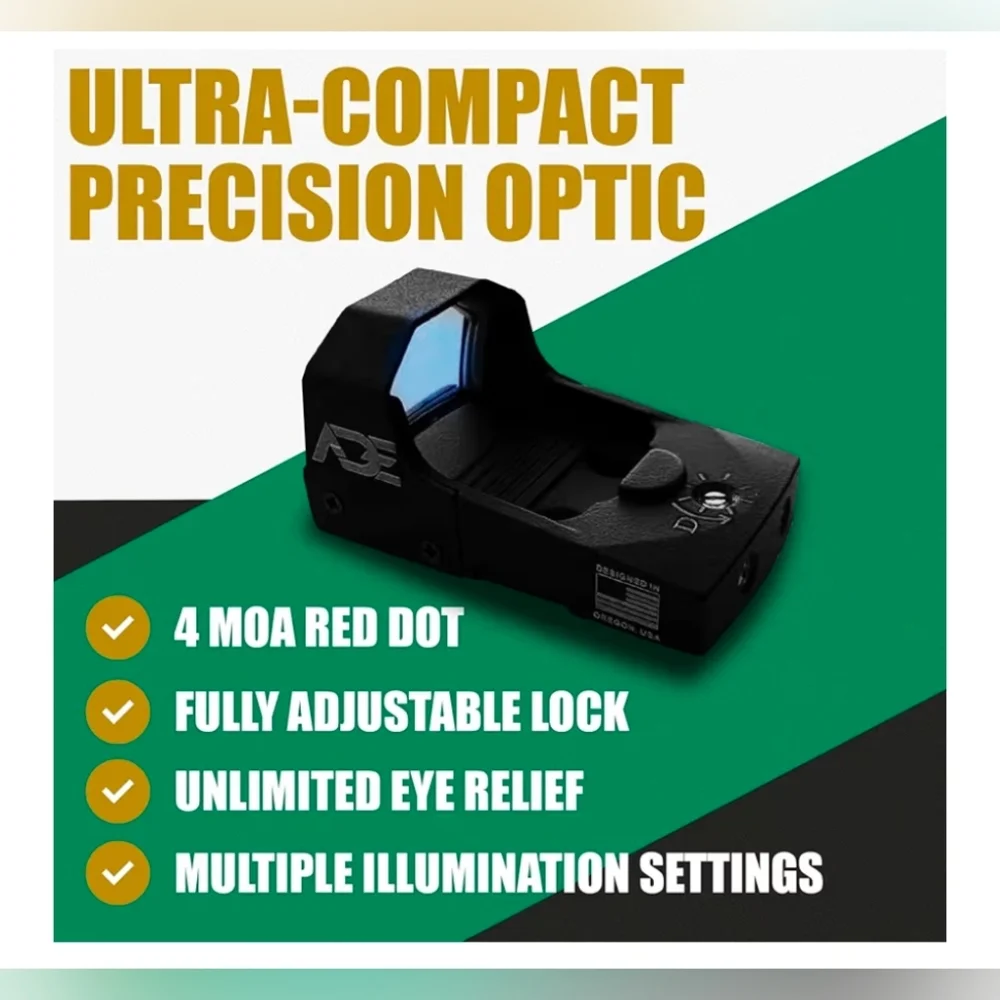 Weavers Grand Slam Steel Rings - Silver Electronic ADE Ultra Compact Optic - Picture 7 of 9